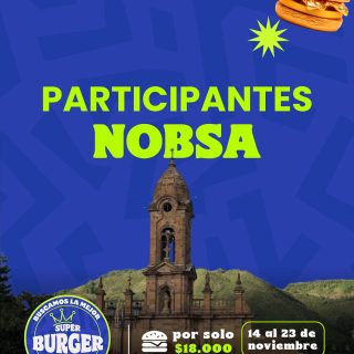Participantes 🍔 en Nobsa:
@altiplano_nobsa 
@brasalta.rest 
@cabreracafebar 
@juaco_burguer 
@la_cueva_artesanal 
.
Prueba su Burger participante por solo $18.000 pesos del 14 al 23 de noviembre.
.
#superburgerfest #burgerfest #boyaca #nobsa