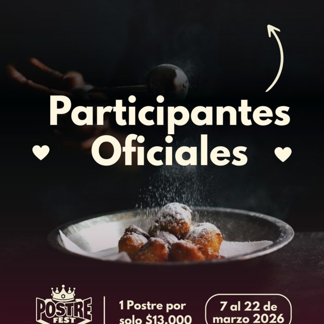 👆Conoce los Participantes del ‘Postre Fest Boyacá 2026’ 🍰🤩 Pruébalos del 7 al 22 de marzo 2026 por solo $13.000 pesos en el lugar. 
.
Organiza: @lasupersona
.
#boyaca #postrefest #lasupersona #postres
