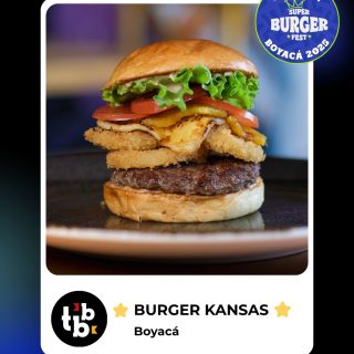 ✨Ganador del Super Burger Fest Boyacá 2025 🍕 Felicitamos a The Burger Bistro, creador de: “Burger Kansas” una propuesta que destacó por su técnica y sabor. Gracias por ser parte de esta edición 👏🏼 
.
#boyaca #superburgerfest #burgerfest #boyaca