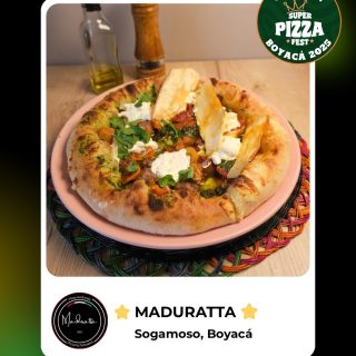 ✨Ganador del Super Pizza Fest Boyacá 2025 🍕 Felicitamos a Maduratta, creador de una propuesta que destacó por su creatividad y sabor. Gracias por ser parte de esta edición 👏🏼 
.
#sogamoso #superpizzafest #pizzafest #boyaca