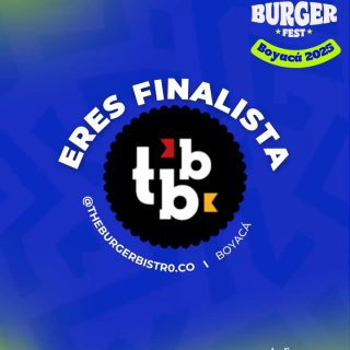 ¡Finalista! 🎉 @theburgerbistro.co estás en el Top 4 de las mejores Hamburguesas de Boyacá 👏🏼 dejando en alto el nombre de Tunja, Duitama y Sogamoso en el Burger Fest Boyacá 2025 🍔🔥 Nos vemos en una final épica 😎